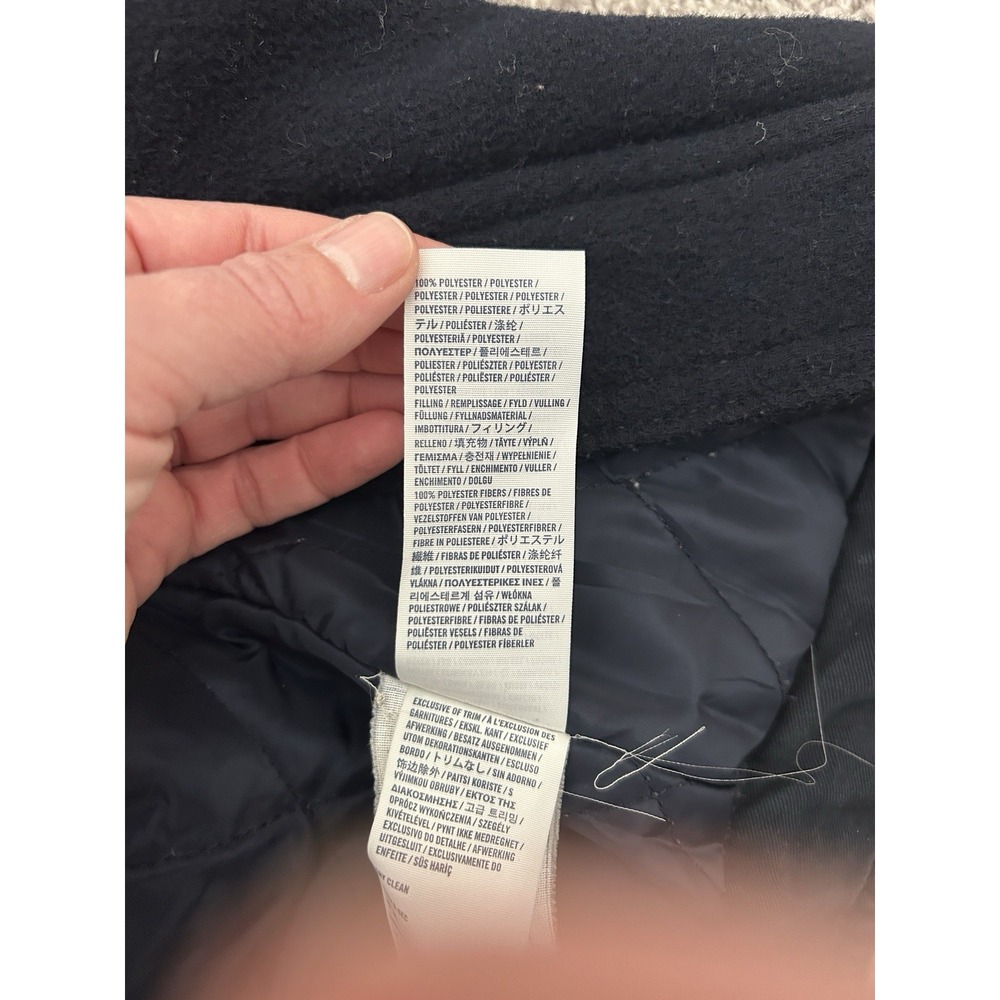 Abercrombie Kids Warm Parka Coat Jacket Navy Size XL - Picture 12 of 13